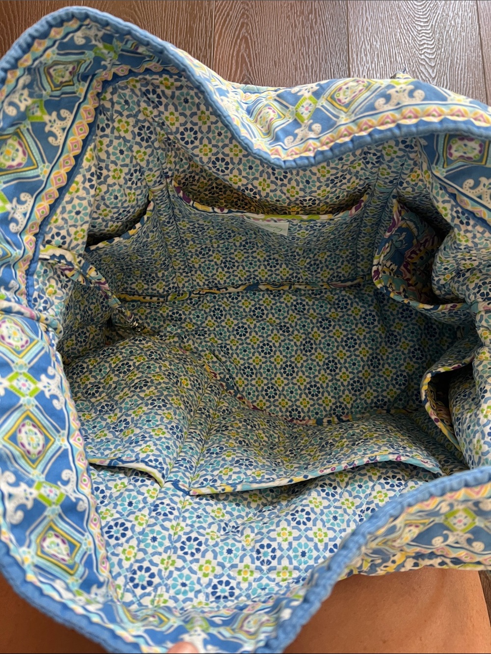 Quilted Vera Bradley Tote Bag - Picture 4 of 8